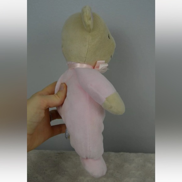 Carter's Teddy Bear Plush Stuffed Animal Pink Thank Heaven for Little Girls Tan - Picture 6 of 7